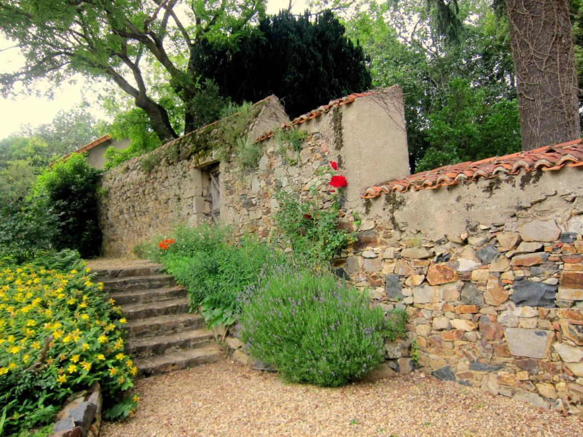 Villa Gorgeous Mansion with Pool in Saint Paul du Bois Chambre photo